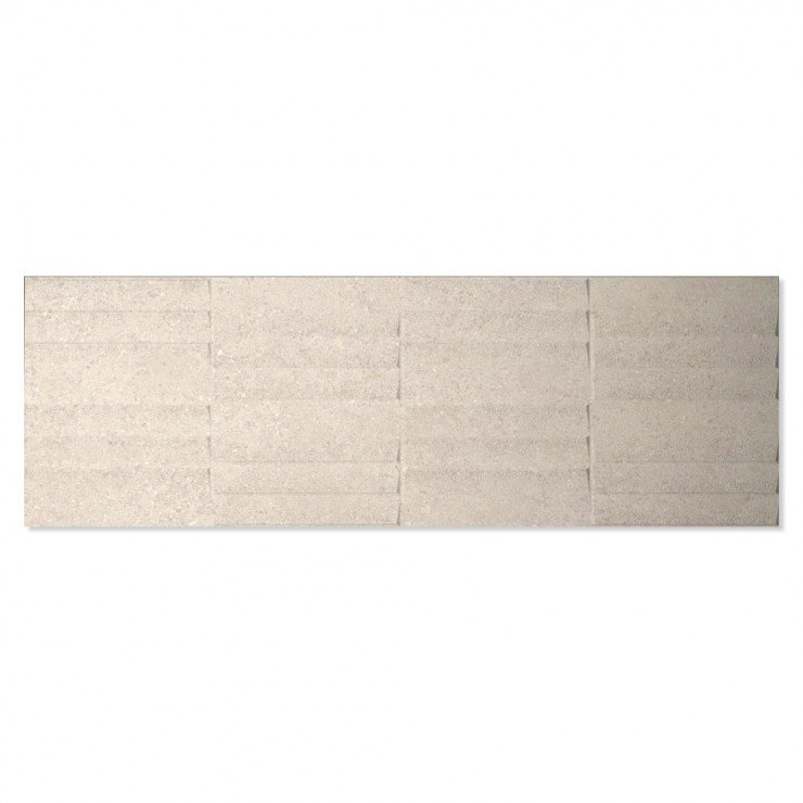 Dekor Vægflise Berryroad Wall Beige Mat-Relief 30x90 cm-0